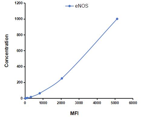 Multiplex Assay Kit for Endothelial NOS (eNOS) ,etc. by CBA (Cytometric Bead Array)